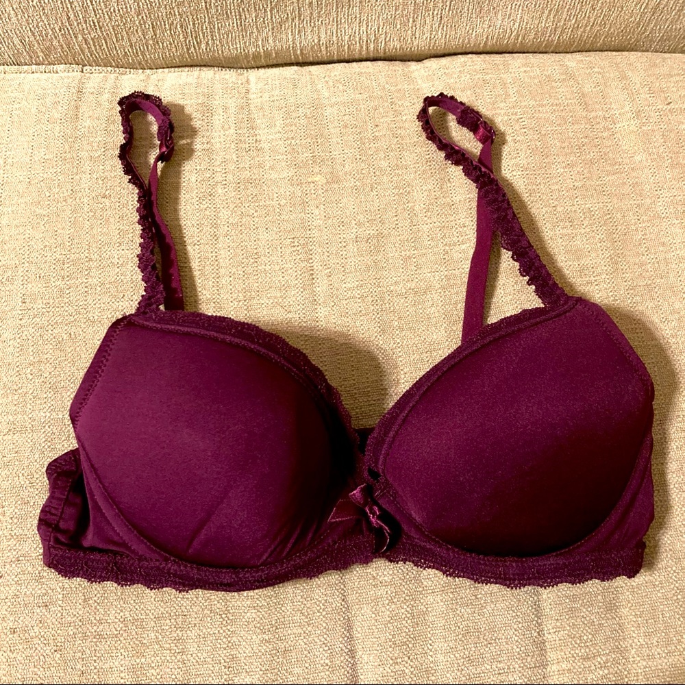 Purple Push-up Bra